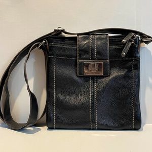 Leather crossbody bag